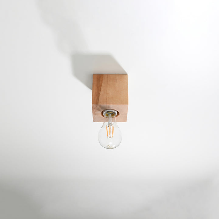ARIZ ceiling light in natural wood
