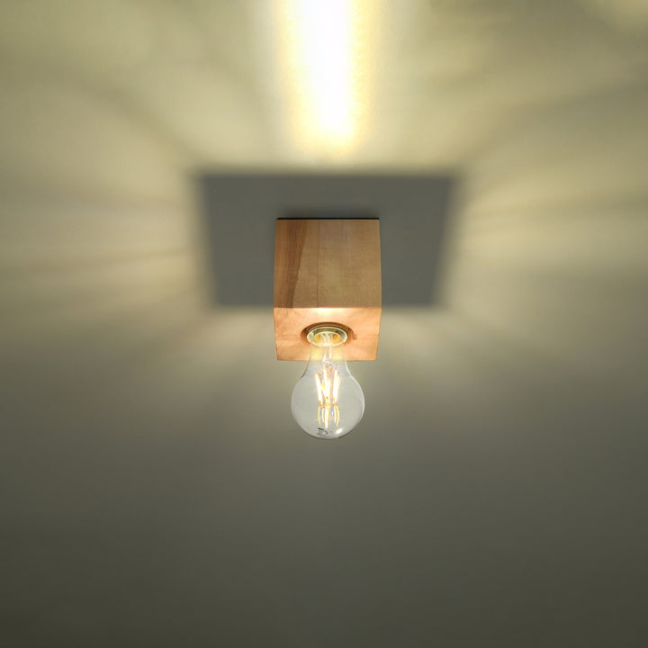 ARIZ ceiling light in natural wood