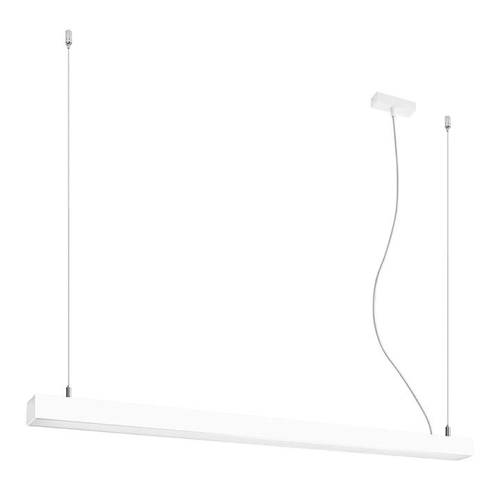 Suspension linéaire PINNE blanc vue d'ensemble