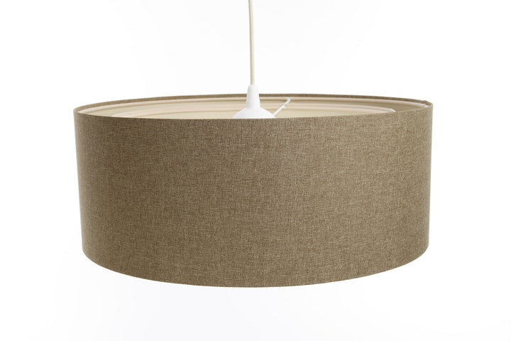 Suspended Luminaire | DUO BOHO ELEGANT (Brown Sand/Cream)