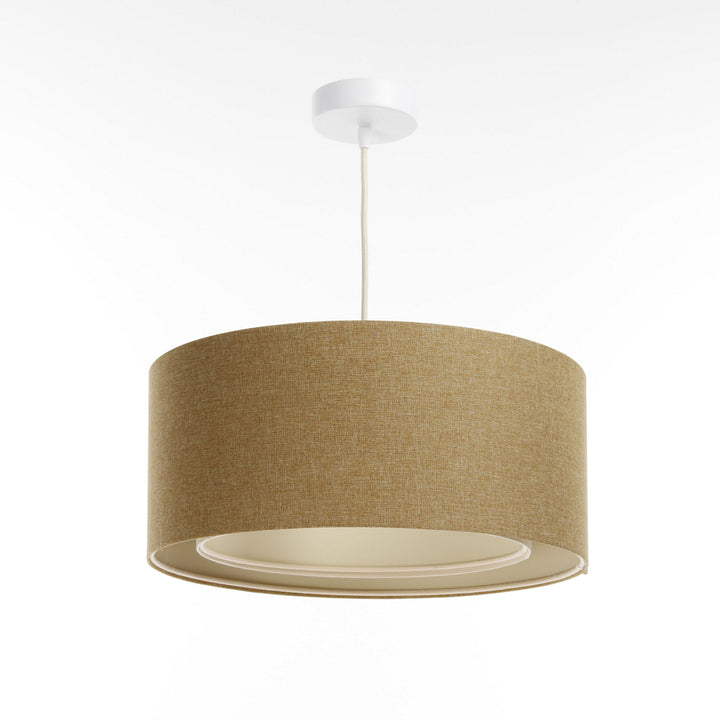 Suspension Luminaire | BOHO ELEGANT (Mustard Yellow/Ivory)