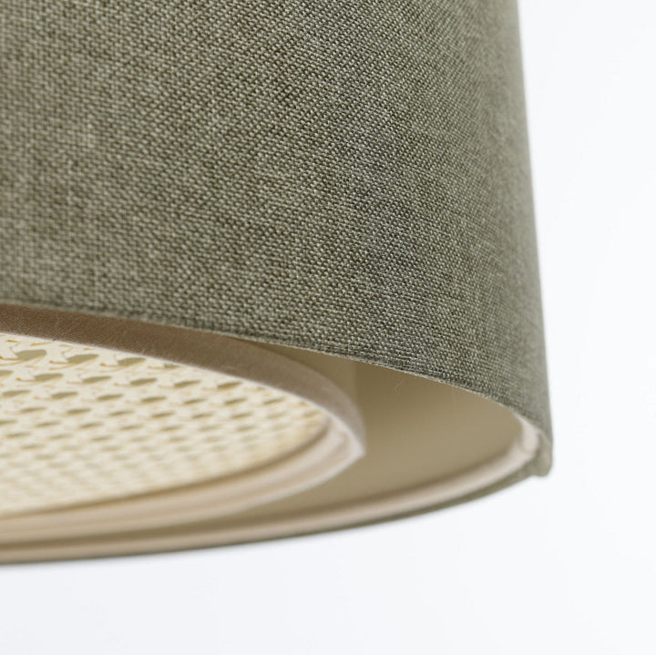 Suspended luminaire | DUO BOHO ELEGANT (Gray Green/Off-white/Cream)