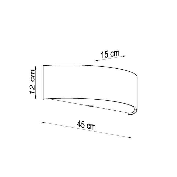 SKALA wall light, white