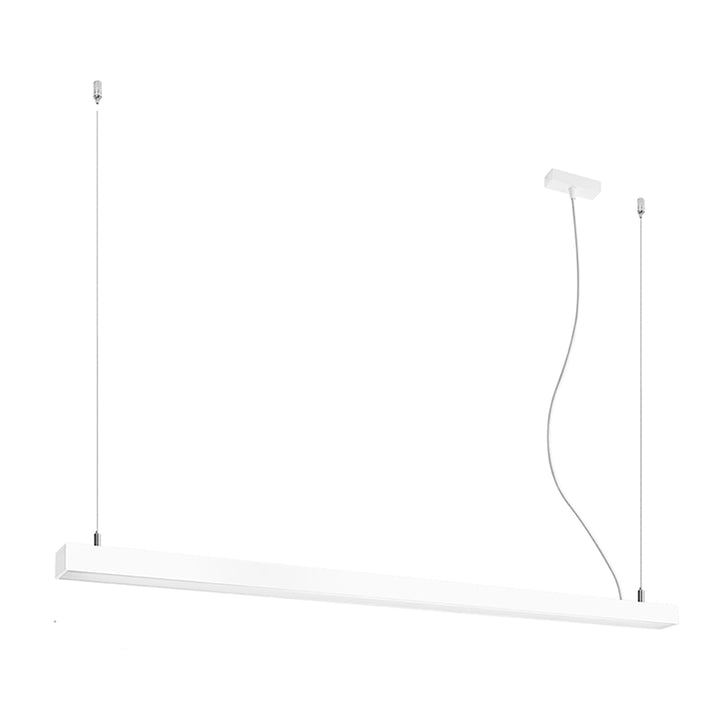 Suspension linéaire PINNE blanc vue d'ensemble