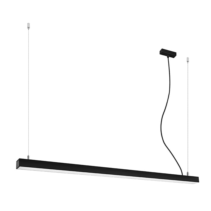 Suspension linéaire PINNE noir vue d'ensemble