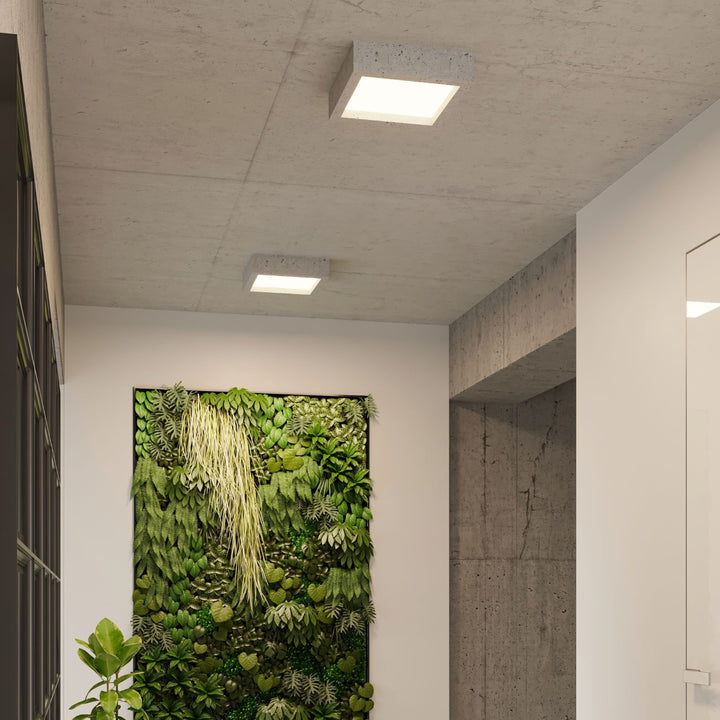 RIZA concrete ceiling light