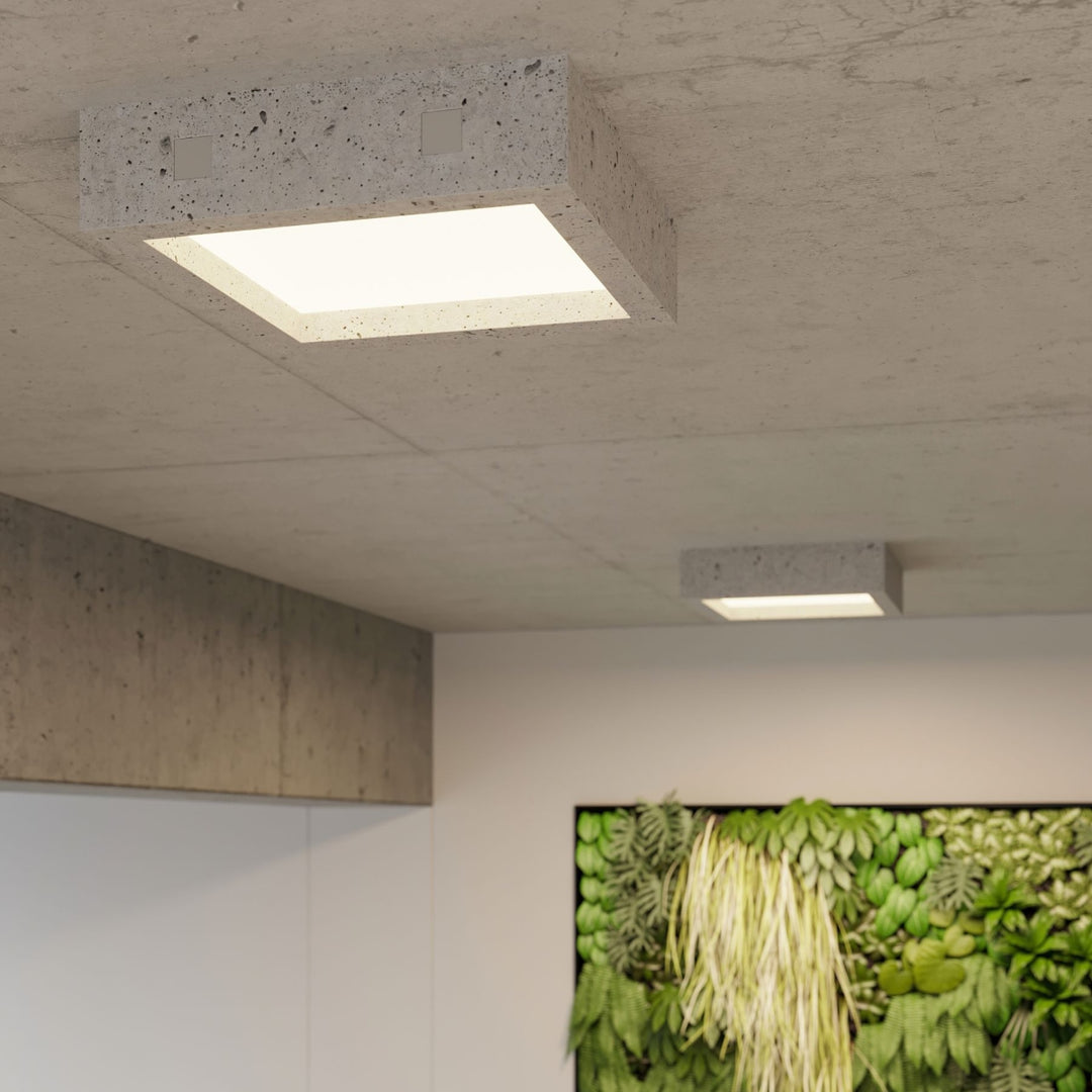 RIZA concrete ceiling light