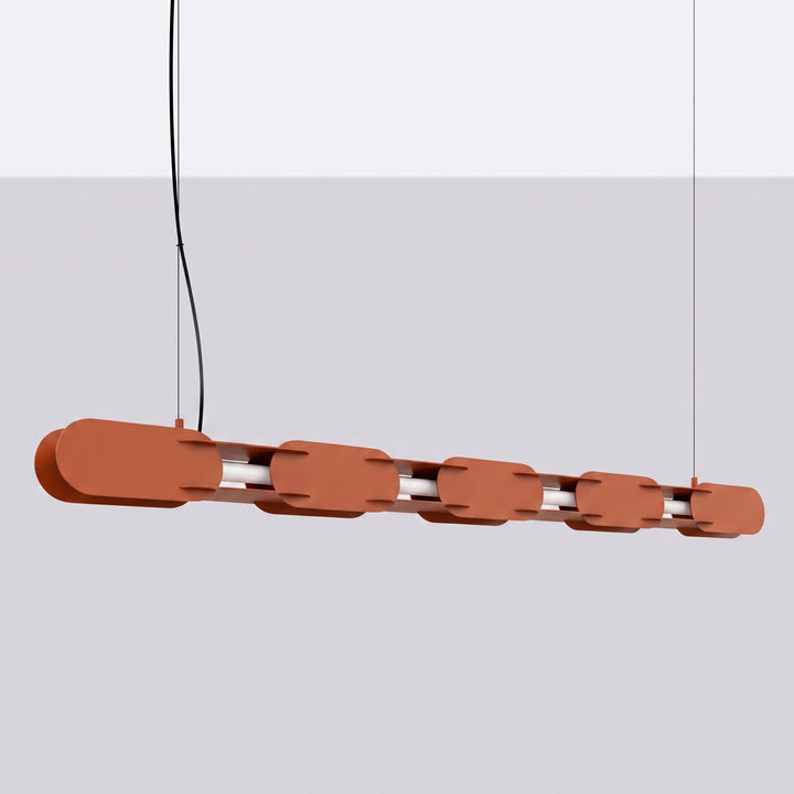 Suspension CHAIN ocre rouge éteinte, suspendue