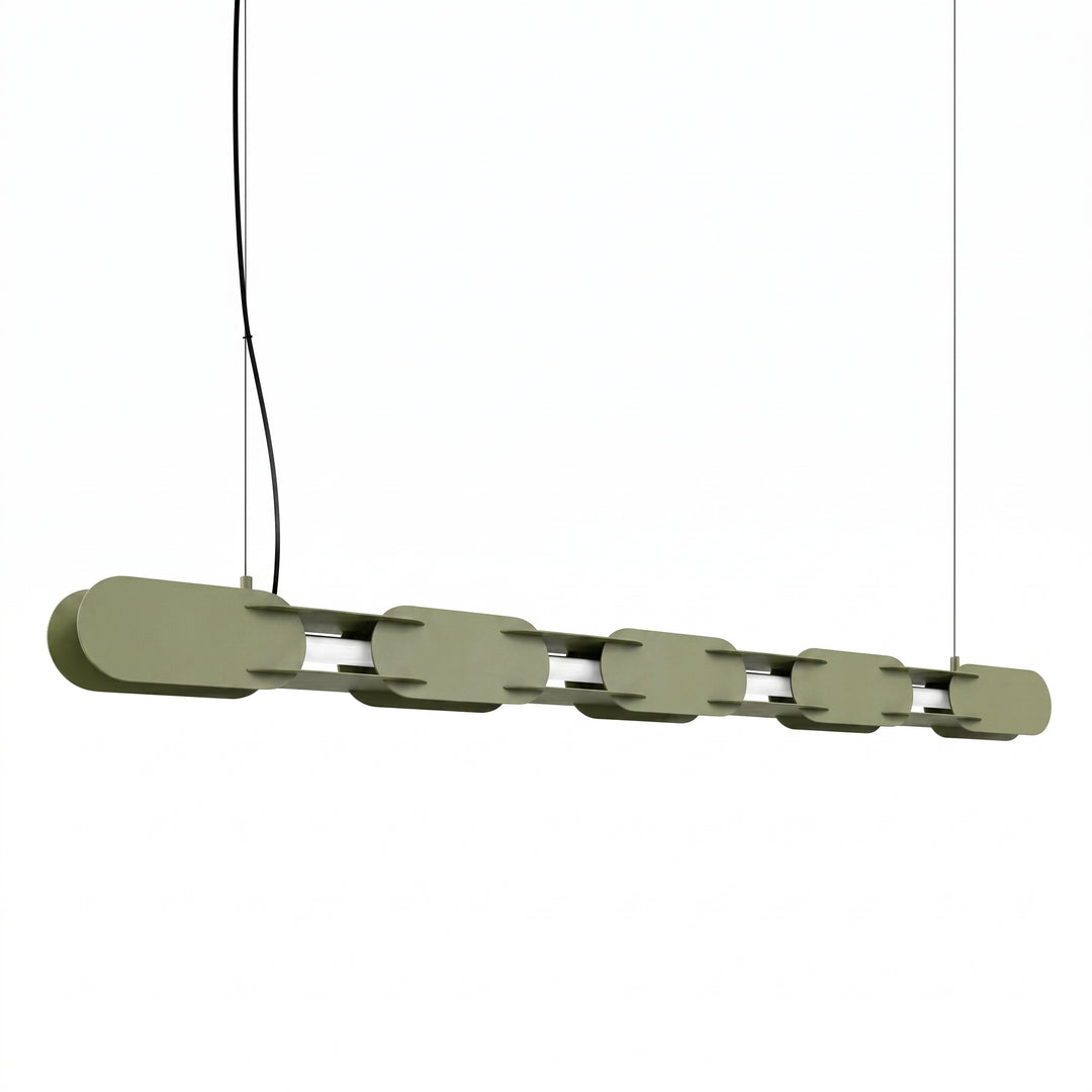 Suspension CHAIN vert olive vue d'ensemble