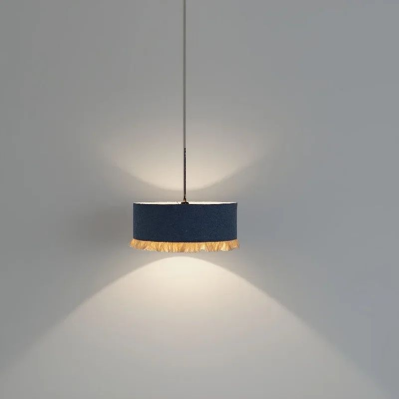 Living Room Bedroom Tassels Hanging Lamp Japan Cloth Pendant Light Vintage Restaurant Shop Chandelier for Mood Light Luster