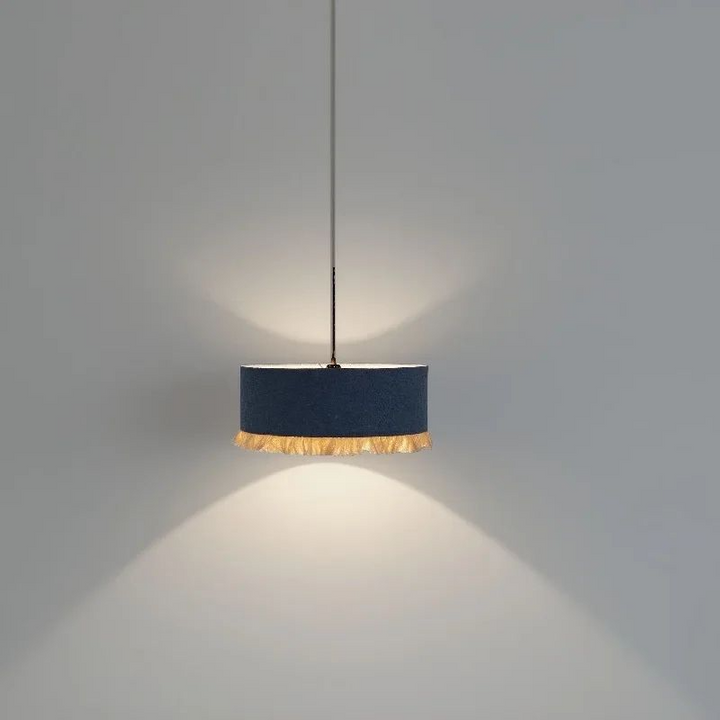 Living Room Bedroom Tassels Hanging Lamp Japan Cloth Pendant Light Vintage Restaurant Shop Chandelier for Mood Light Luster