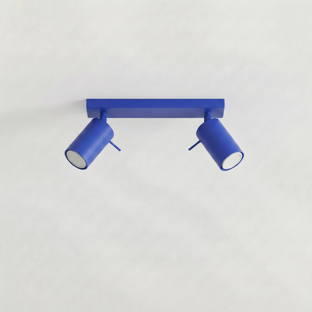 Luminaire Plafonnier outremer éteinte, vue rapprochée