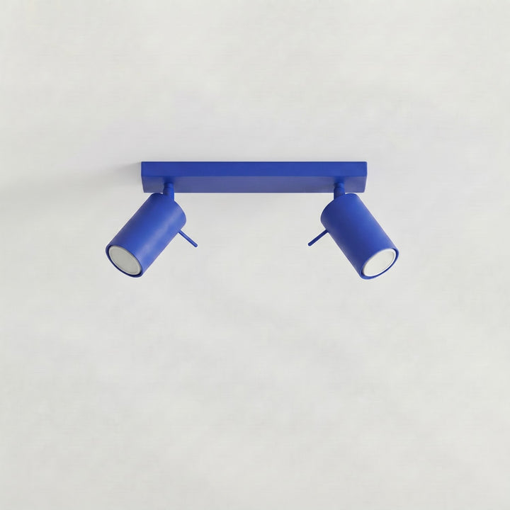 Luminaire Plafonnier outremer éteinte, vue rapprochée