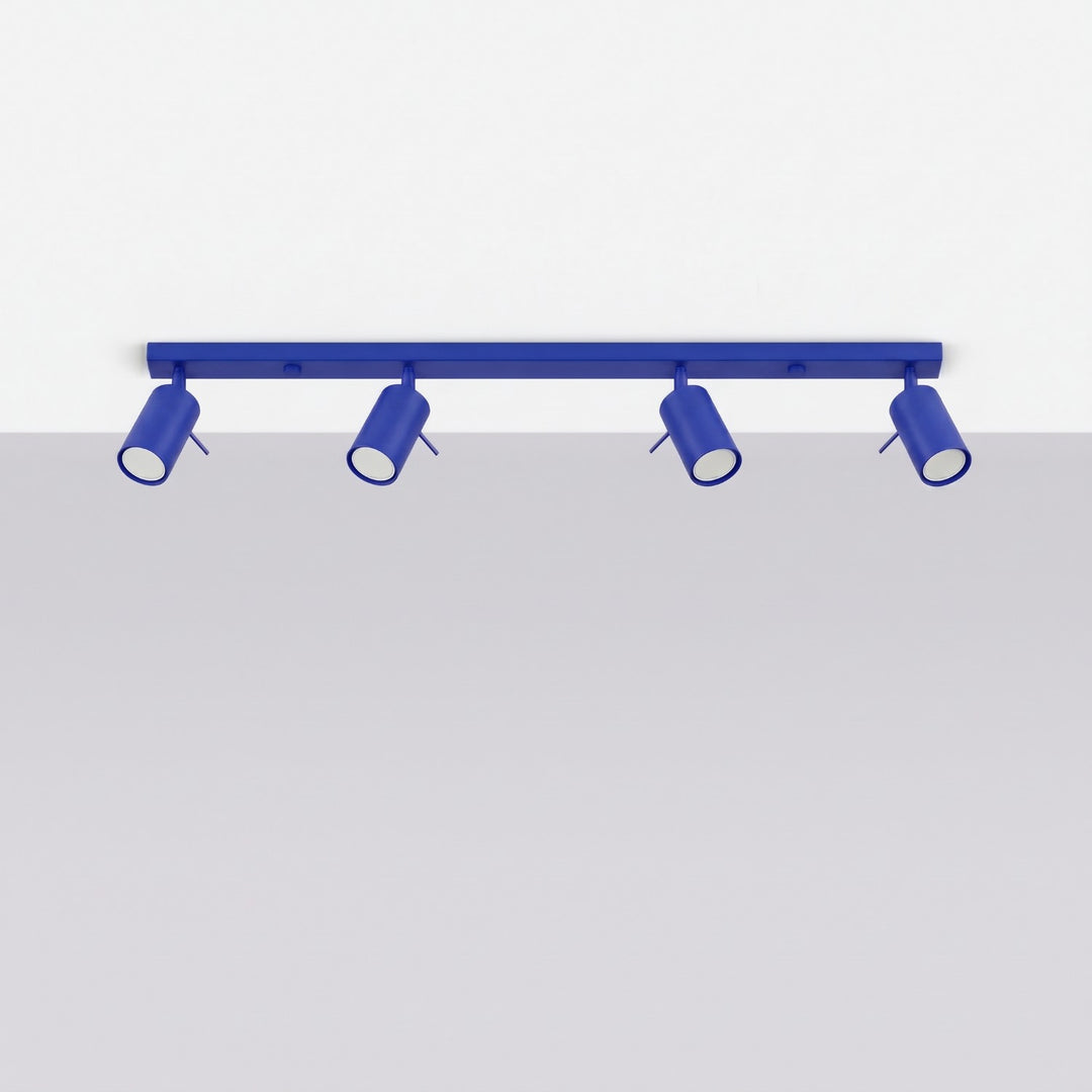 Luminaire Plafonnier outremer éteinte, vue rapprochée