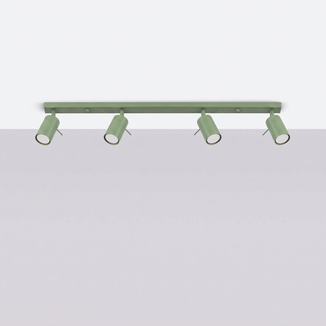 Luminaire Plafonnier sauge éteinte, vue rapprochée