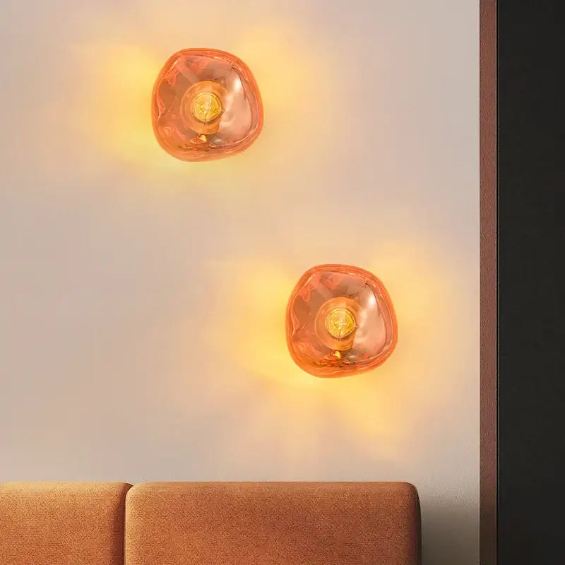 Applique vintage en acrylique clair et en métal élégant