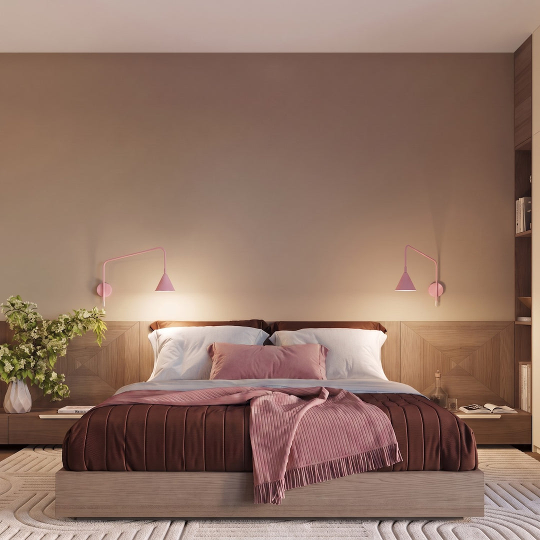 Applique Murale rose dans un intérieur contemporain