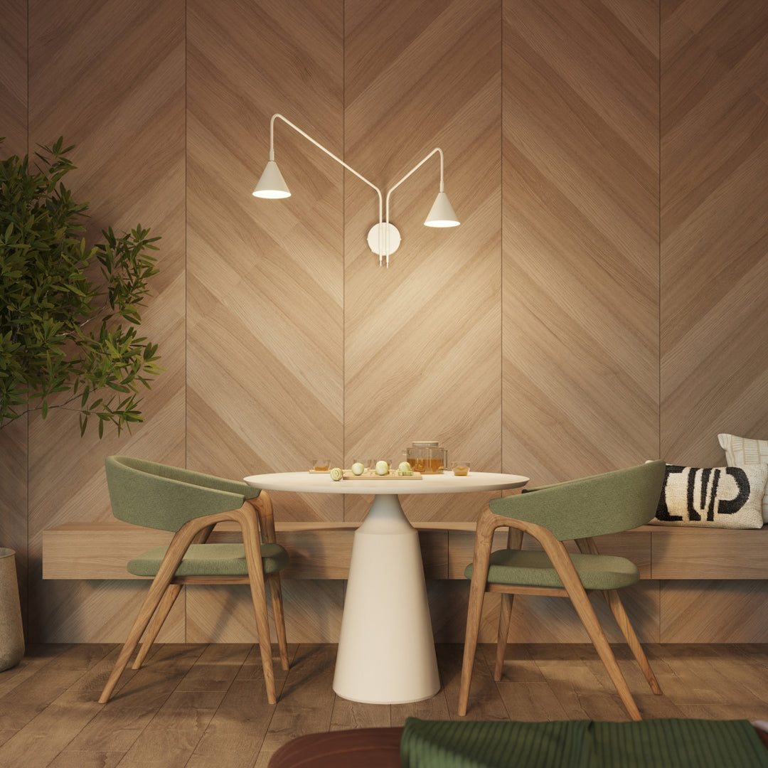 Applique Murale beige dans un intérieur contemporain
