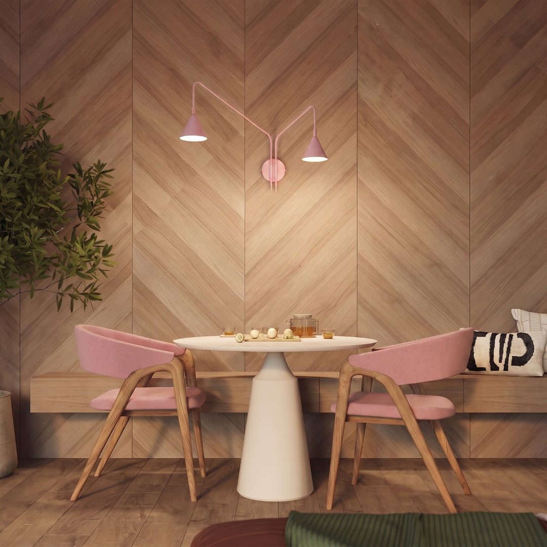 Applique Murale rose dans un intérieur contemporain