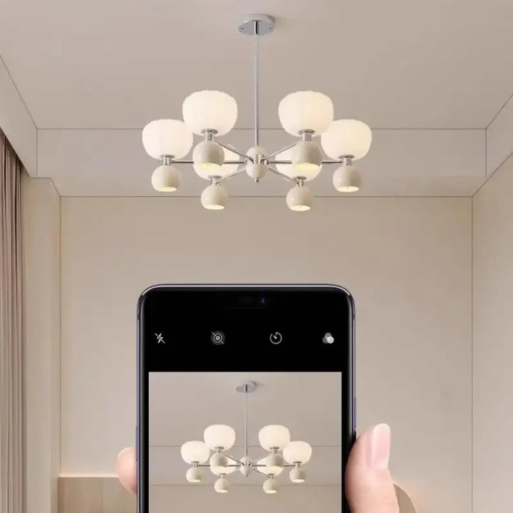 Suspension têtes moderne vert design écologique élan