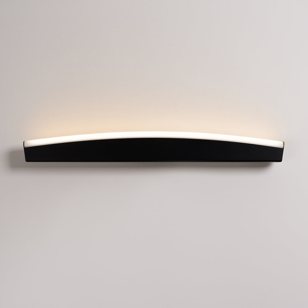 JORUN black LED wall light 3000K