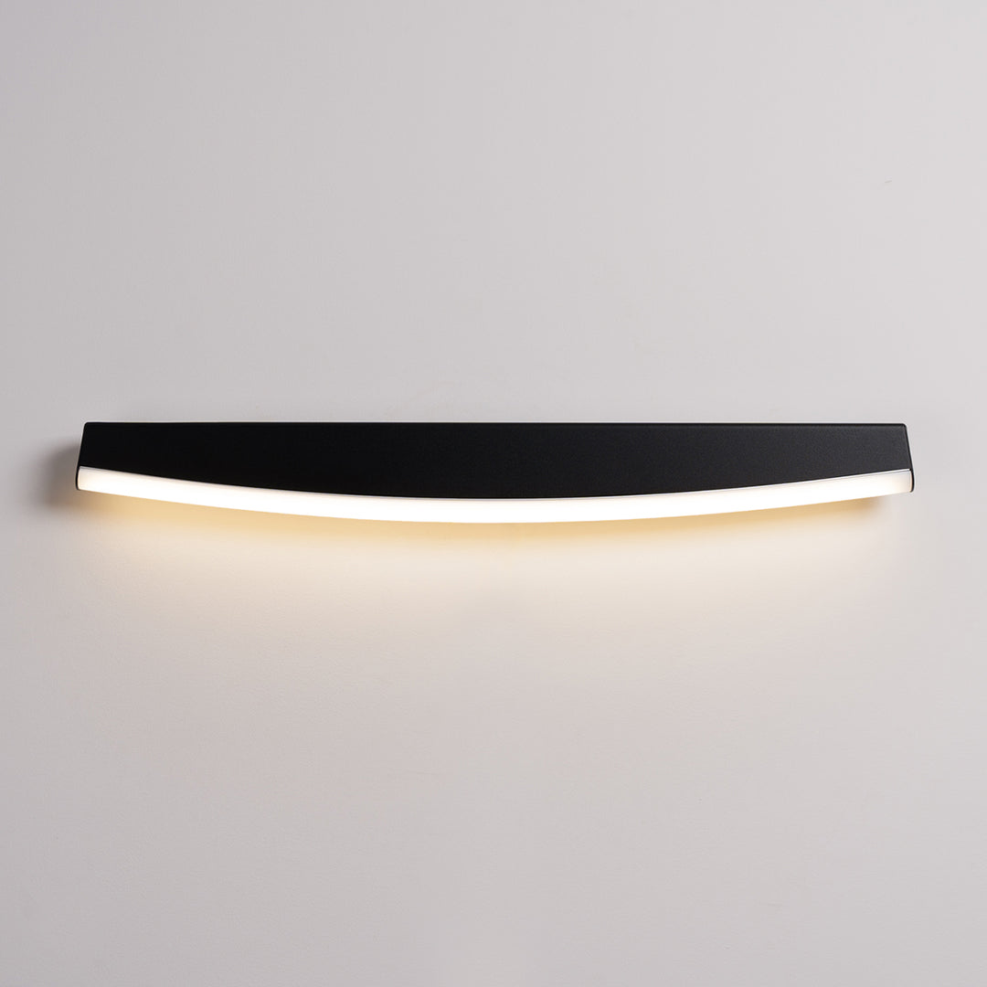 JORUN black LED wall light 3000K