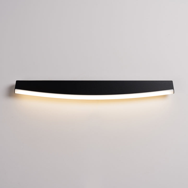 JORUN black LED wall light 3000K