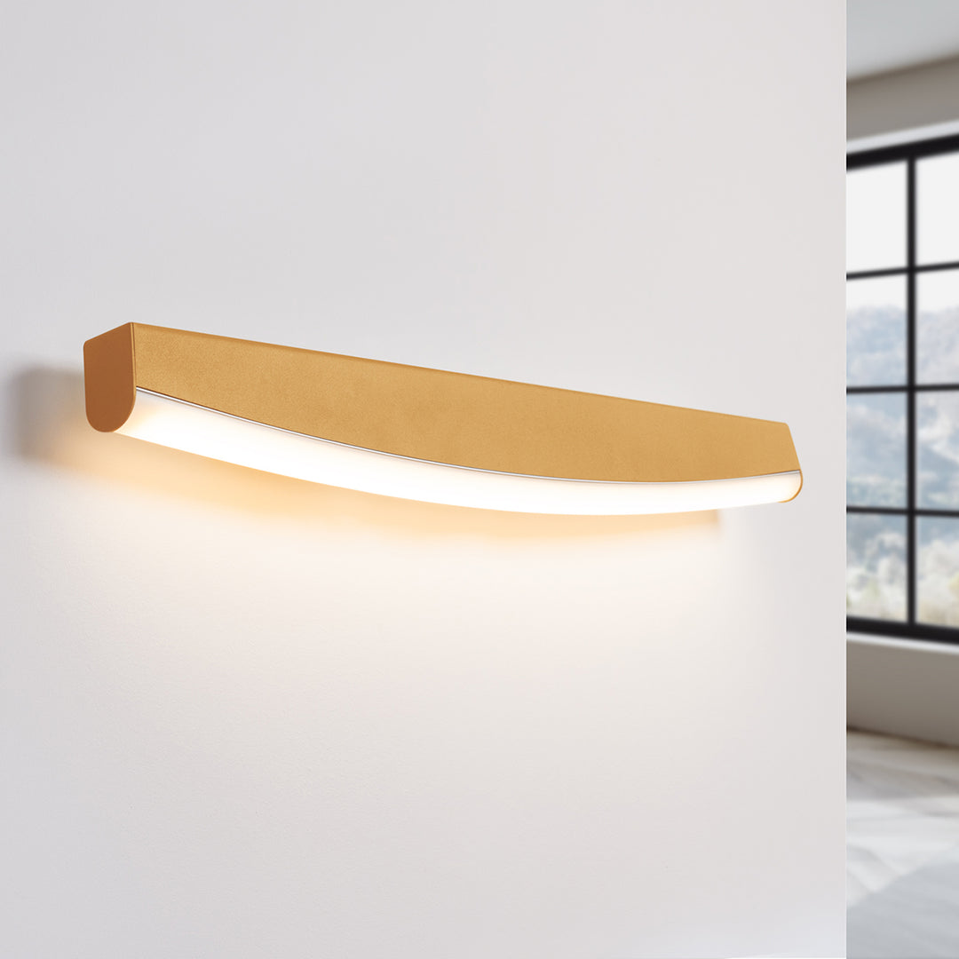 JORUN Gold LED Wall Light 3000K