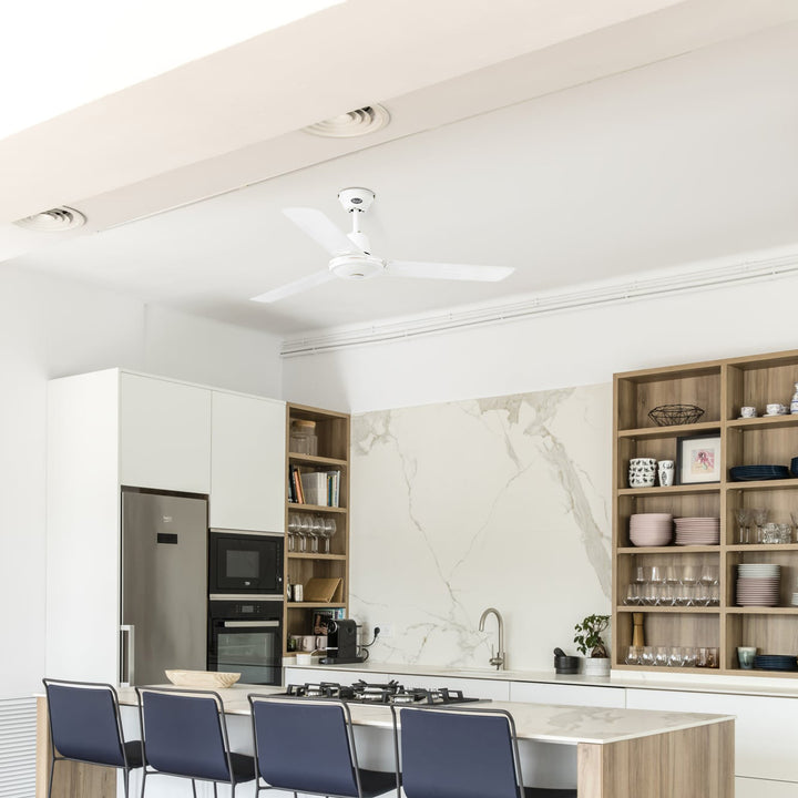 Ventilateur de plafond Eco Indus blanc en situation