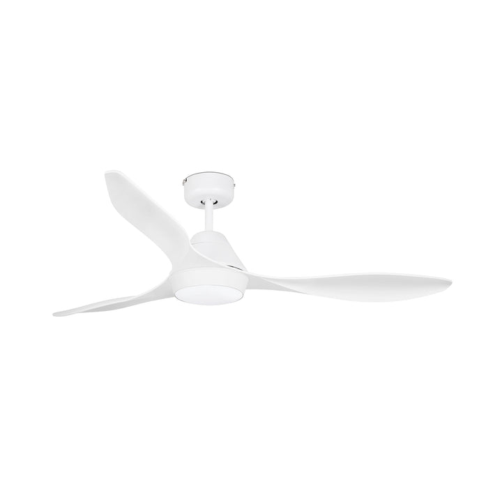 Ventilateur de plafond Polaris blanc avec lumière LED de Faro Barcelona