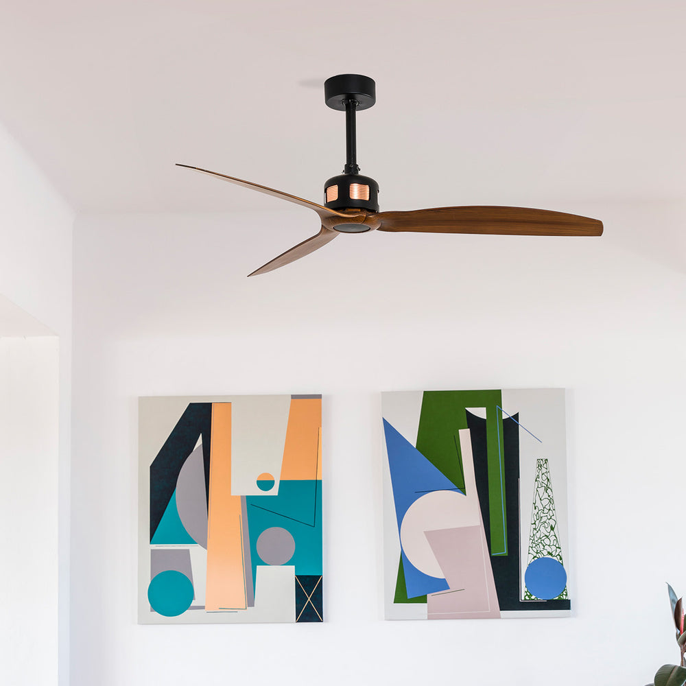 Ventilateur de plafond Copper dans un intérieur