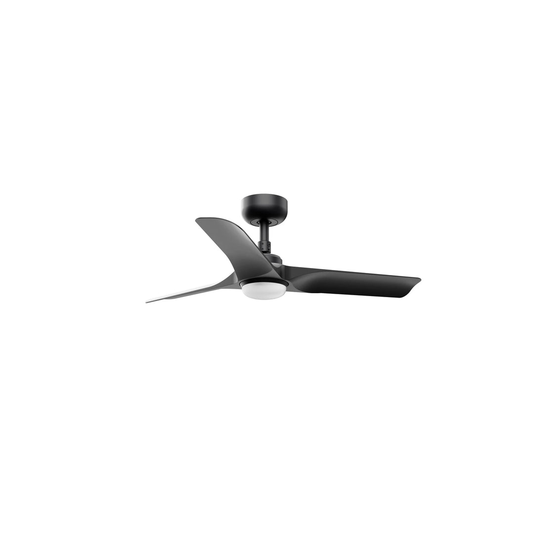 Ventilateur de plafond Hey noir avec lumière LED 2700-4000 K de Faro Barcelona