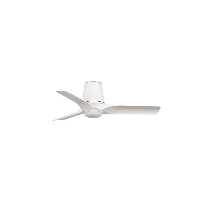 Ventilateur de plafond Hey Tub blanc avec lumière LED de Faro Barcelona