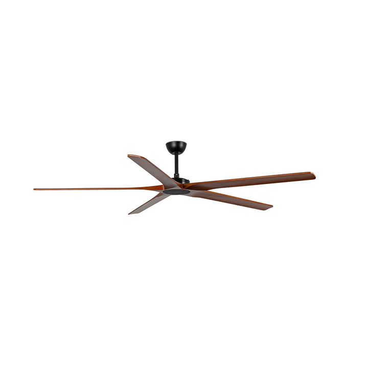 Ventilateur de plafond Bigwood Ø 200 cm noir et noyer foncé de Faro Barcelona