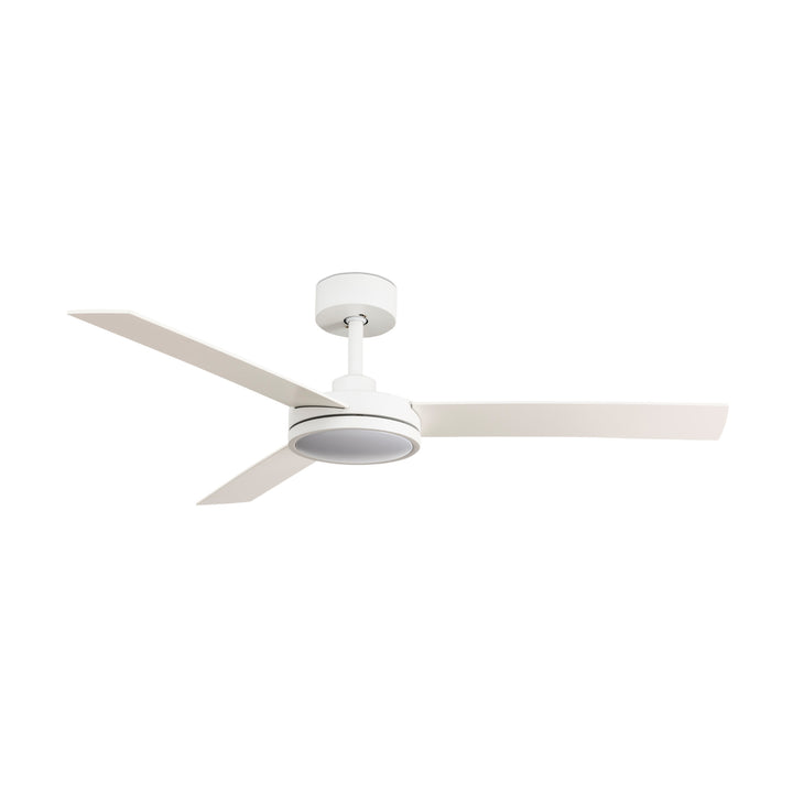 Ventilateur de plafond Barth blanc avec lumière LED de Faro Barcelona