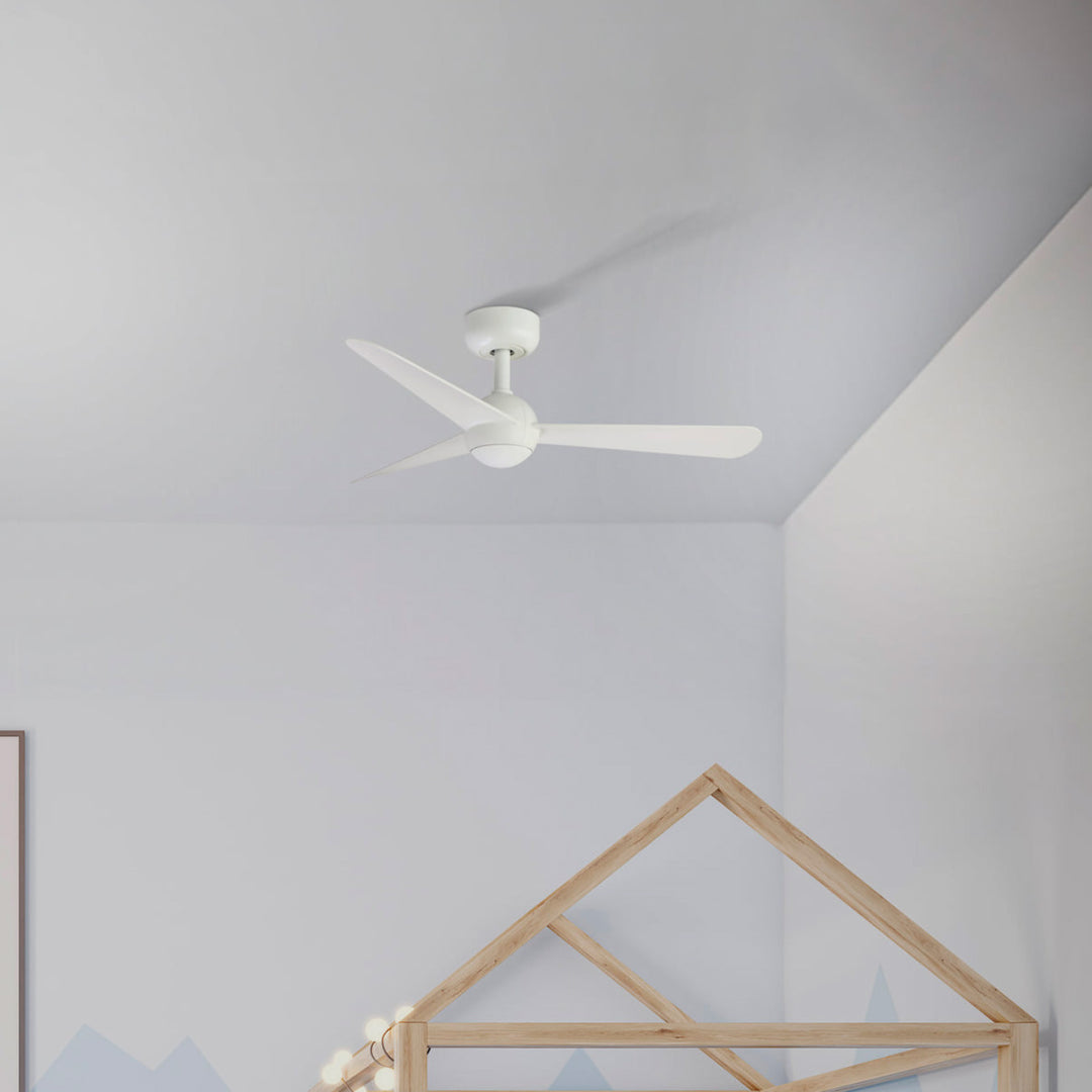 Ventilateur de plafond Sfera blanc en situation