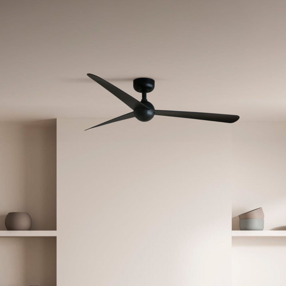Ventilateur de plafond Sfera noir en situation