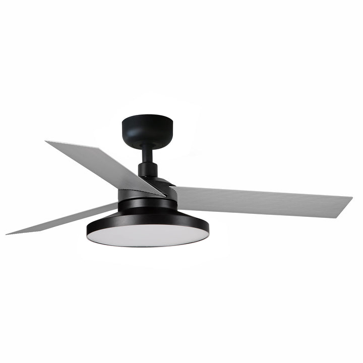 Ventilateur de plafond Cruiser 106 cm aux pales aluminium avec lumière LED prismatique de Faro Barcelona