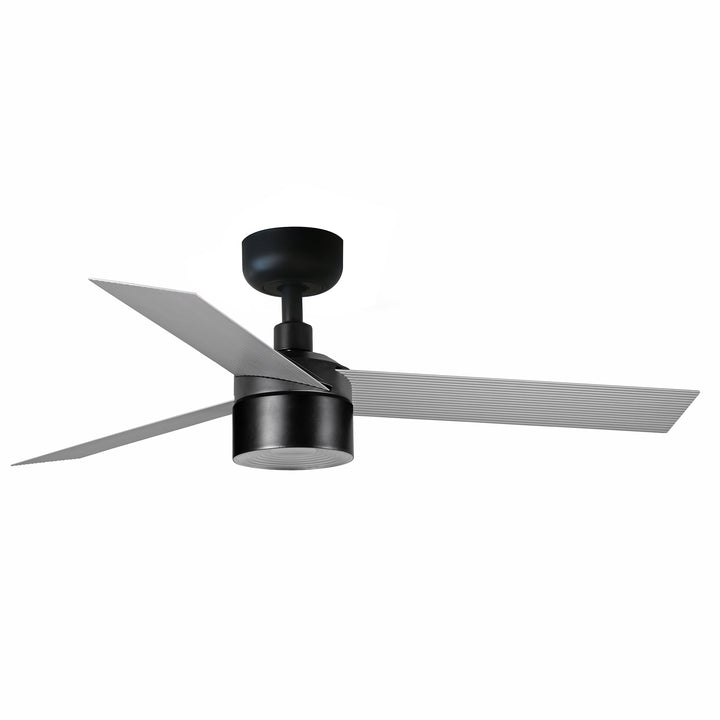 Ventilateur de plafond Cruiser 106 cm aux pales aluminium avec lumière LED en verre de Faro Barcelona