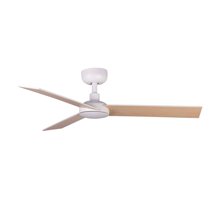 Ventilateur de plafond Rudder Ø 106 cm blanc et frêne de Faro Barcelona
