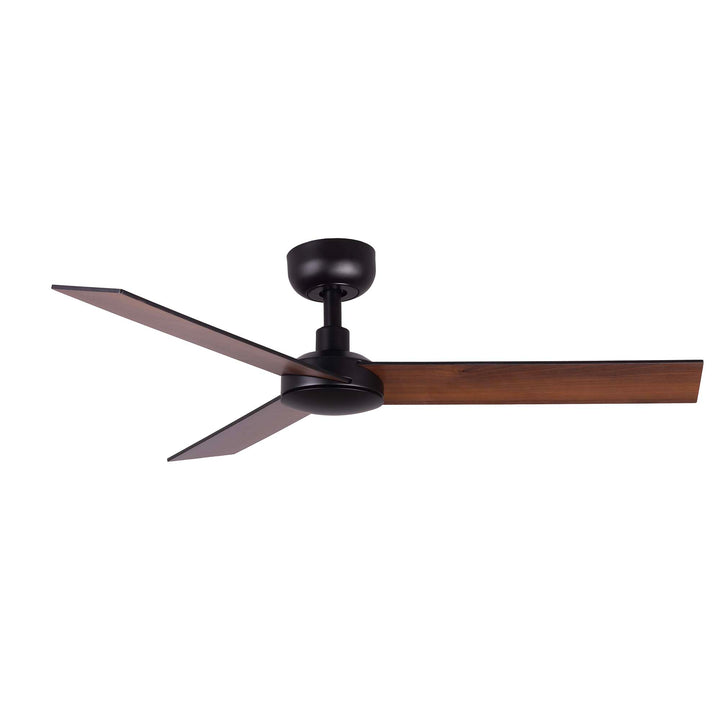 Ventilateur de plafond Rudder Ø 106 cm noir et noyer de Faro Barcelona