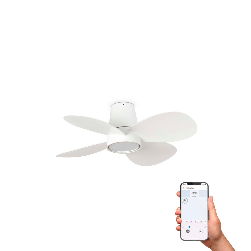 Ventilateur de plafond Klover Wi-Fi Tuya de Faro Barcelona