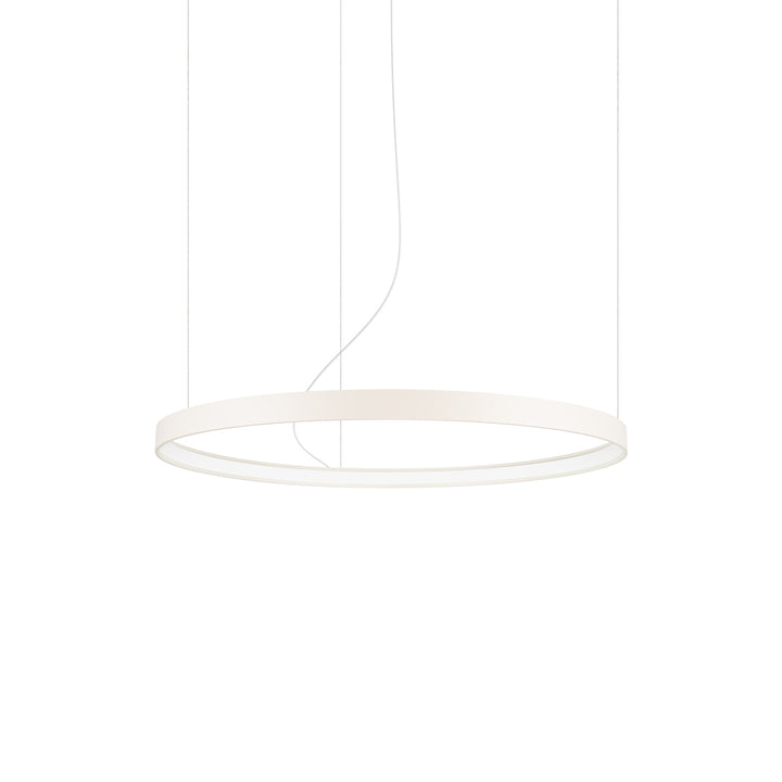 Lustre anneau RIO beige vue d'ensemble