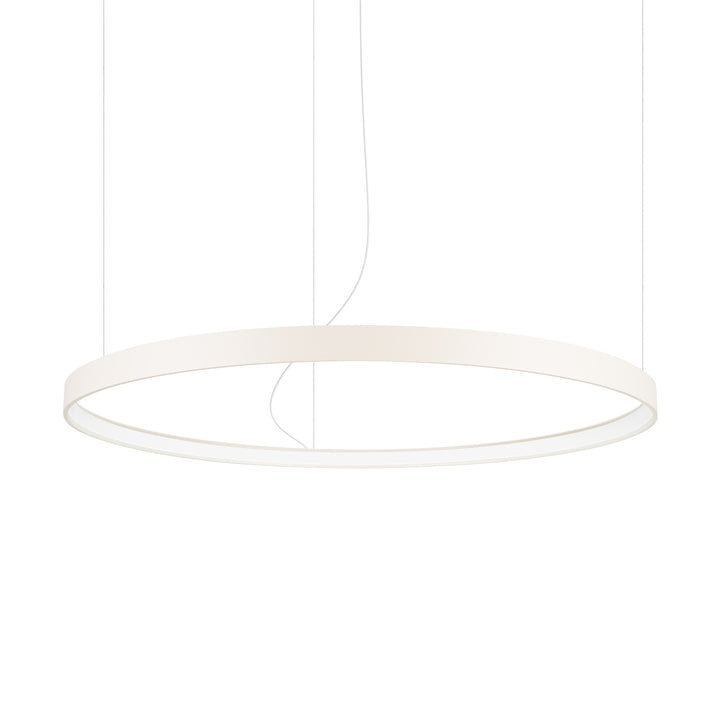 Lustre anneau RIO beige vue d'ensemble