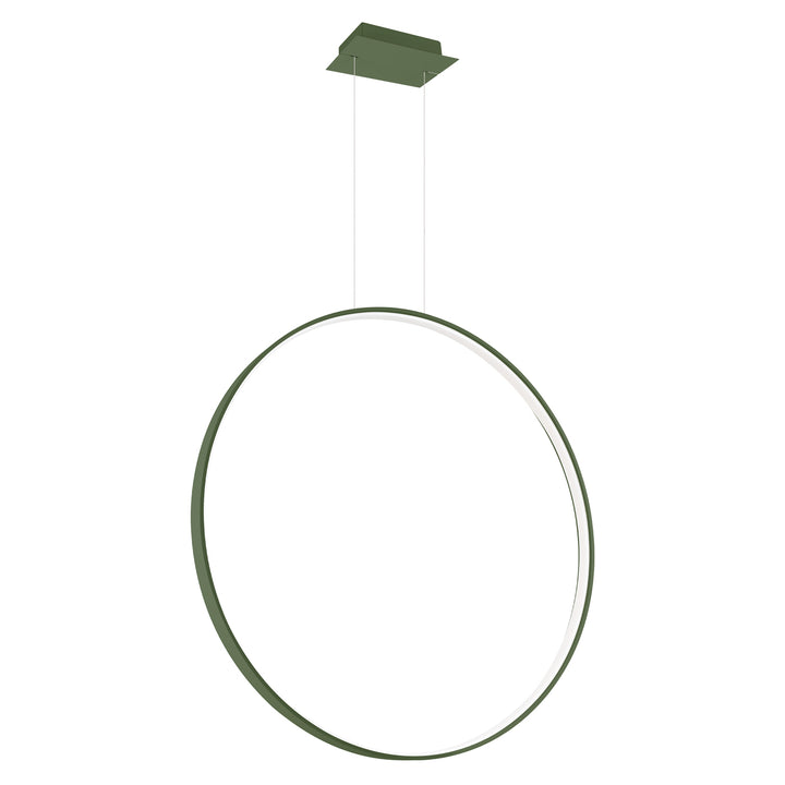 Suspension anneau RIO vert olive vue d'ensemble