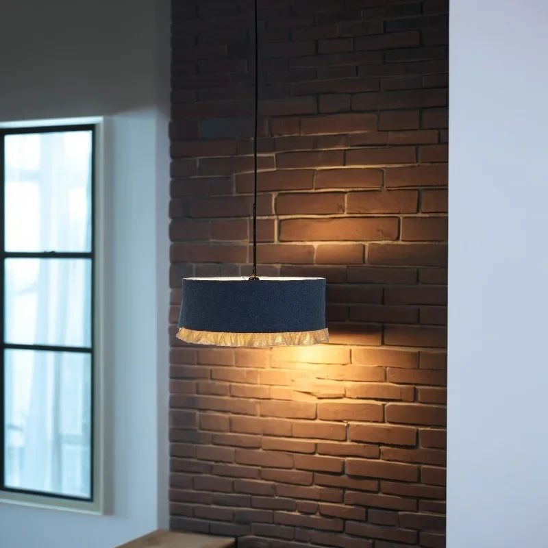 Living Room Bedroom Tassels Hanging Lamp Japan Cloth Pendant Light Vintage Restaurant Shop Chandelier for Mood Light Luster