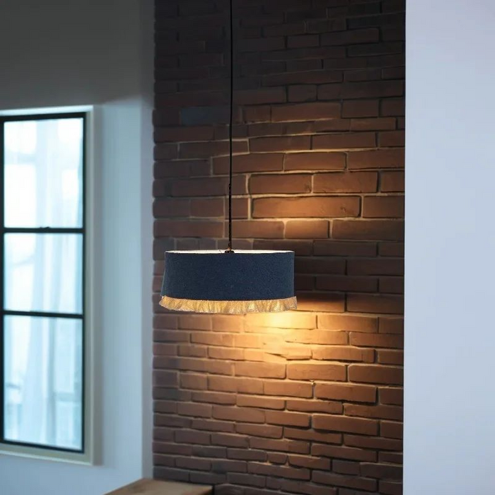 Living Room Bedroom Tassels Hanging Lamp Japan Cloth Pendant Light Vintage Restaurant Shop Chandelier for Mood Light Luster