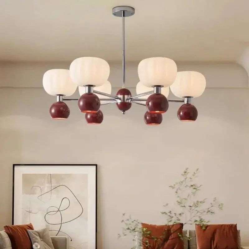 Suspension têtes moderne vert design écologique élan