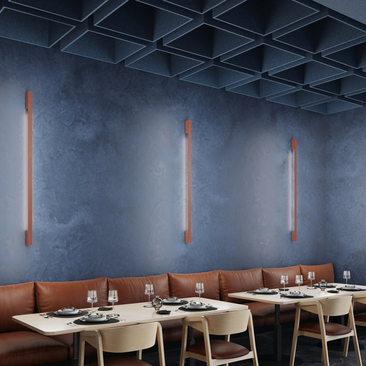 Applique murale SAPPO ocre rouge dans un intérieur, autre vue