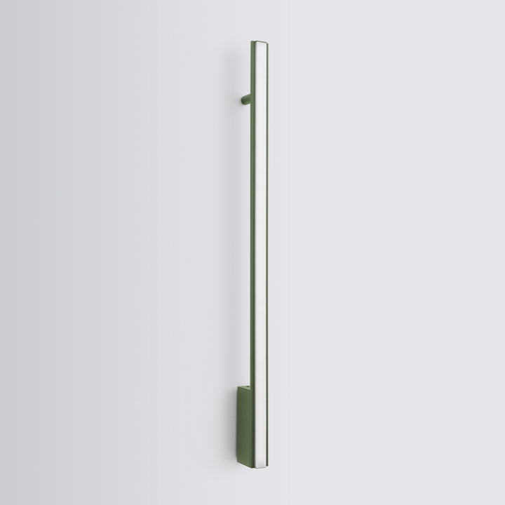 LAGOM 90 wall light, olive green, 4000K LED